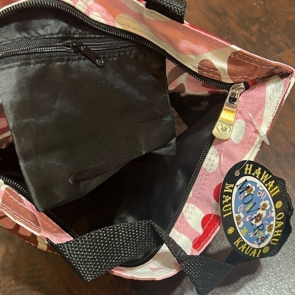 HAWAIIAN SOUVENIR canvas tote bag.  Makes a great lunch box carrier - Picture 5 of 9